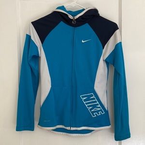 Girls Nike Zip Up Sweatshirt